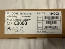 GENUINE ORIGINAL RICOH MPC3000 YELLOW TONER CARTRIDGE 842031