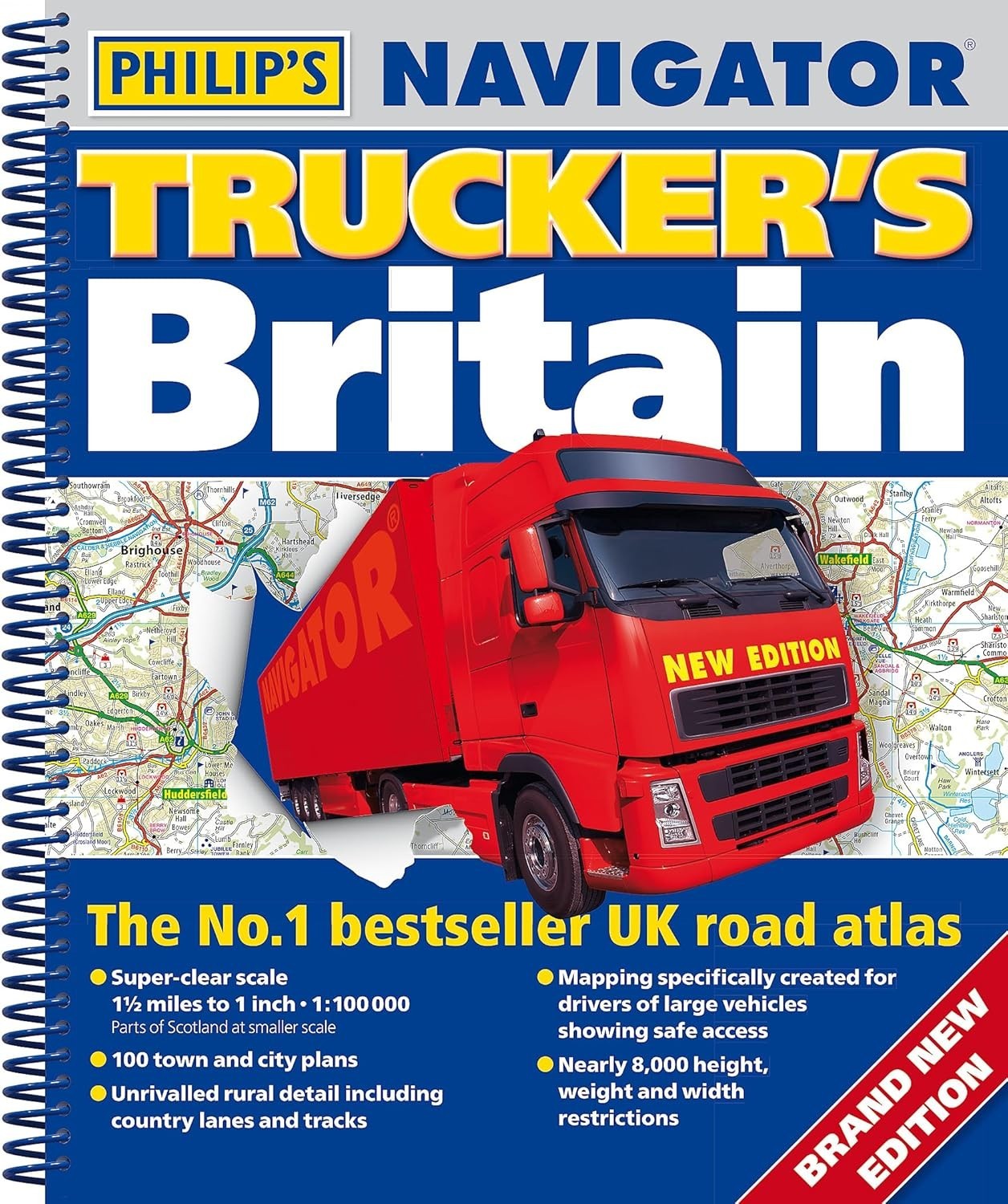 Philip's Navigator Trucker's Britain Spiral Spiral Philip's Road Atlases