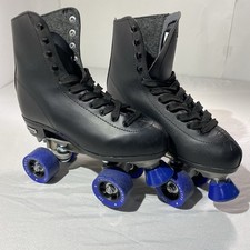 Chicago Classic Roller Skates, Black  Blue, US 8 Mens