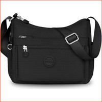 UmhäNgetasche Damen Mittelgroß Wasserdicht Nylon Leichte Schultertasche Freizeit