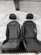 Audi A4 B9 2016-25  S Line Half Leather Heated Interior Seats Full Set