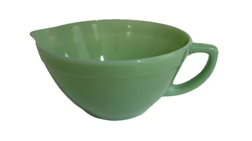 FIRE King Green Jadeite Mixing Batter Bowl Pitcher Xcellent PreOwn