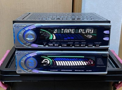 Panasonic CQ-GX555 CX-DX555 1DIN CD cassette Deck Player Tested | eBay