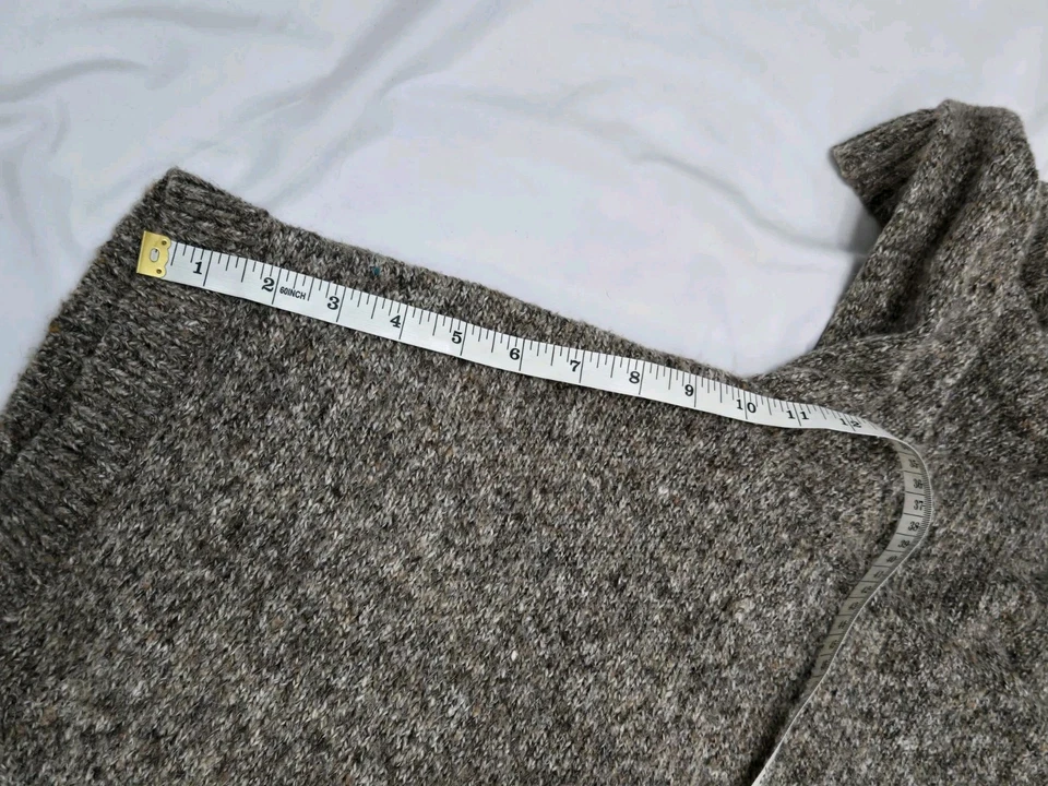 Cárdigan Michael Kors para mujer abierto con banda en la cintura grande gris tejido con cable talla pequeña Foto 4 de 4