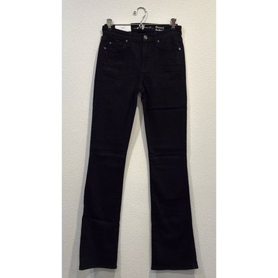 7 For All Mankind Women's Size 27 Kimmie Bootcut Jeans in Rinse Black