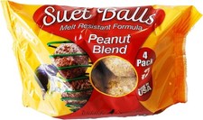 Wildlife Sciences Peanut Blend Suet Balls 1 Pack Of Four Balls 434 