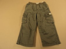 Place Boys' Pants Drawstring Waist 100% Cotton Male Kids 2-4 3T Greens Solid