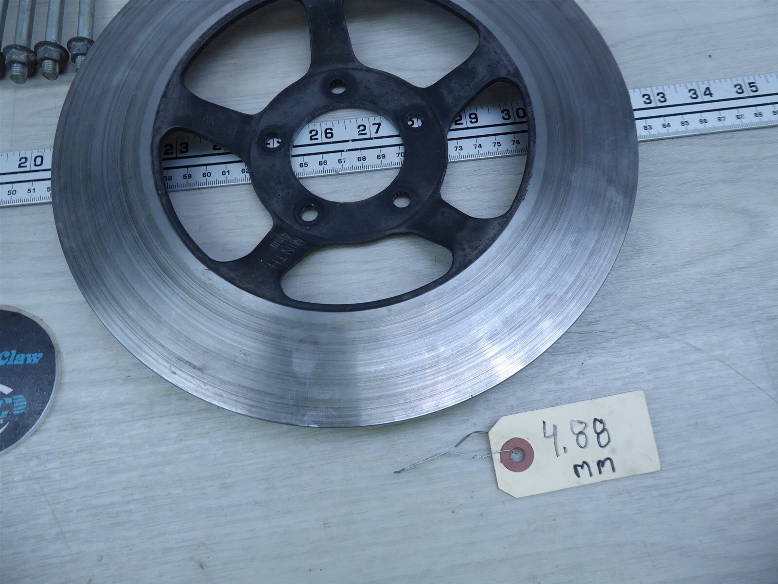 1978 Honda CB750F Super Sport H1492) left right front brake rotor disc ...