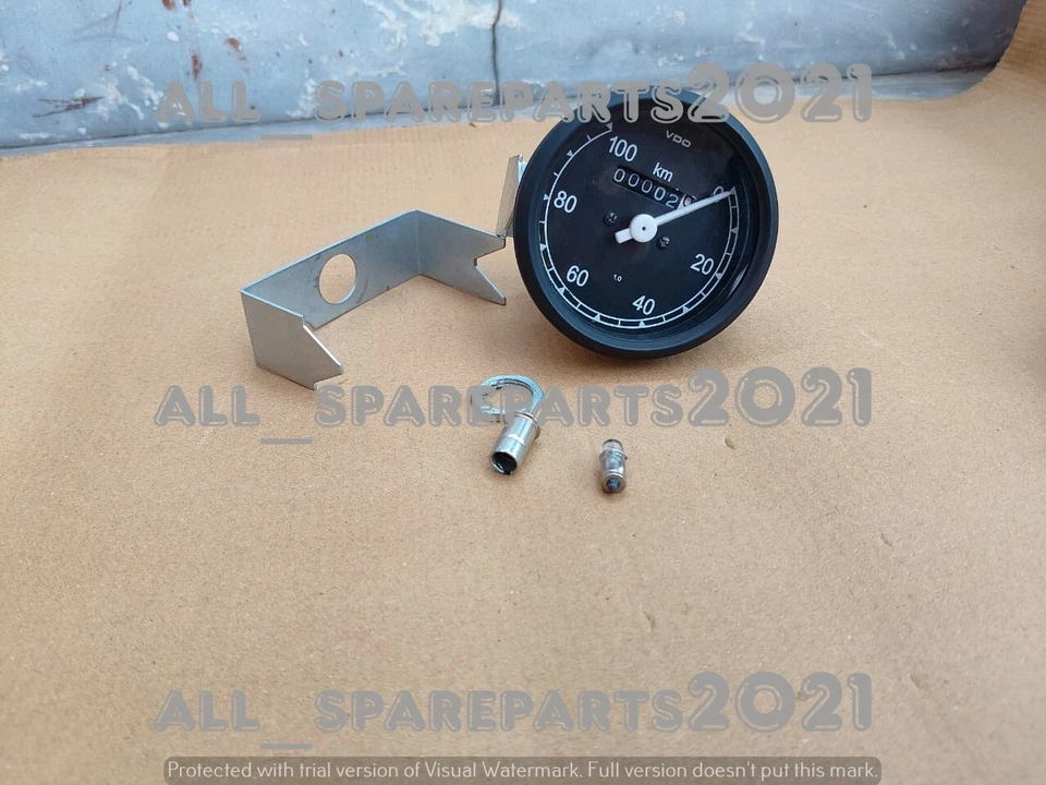 10 x Fit for Zündapp KS750 BMW R75 Vintage Bikes Speedo Speedometer 100 Km - Imagem 4 de 4