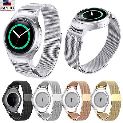 Milanese Stainless Steel Watch Band Strap Connector Samsung Gear S2 R720  R730