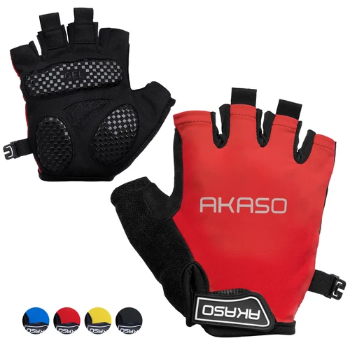 AKASO Cycling Bike Gloves Half Finger Shockproof MTB Mountain Bicycle Gloves US*
