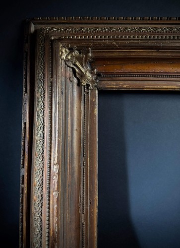 Large Antique Picture Frame (67x58cm) 19th Century Ornate Wall Decor / Ornate Wa - Picture 7 of 12