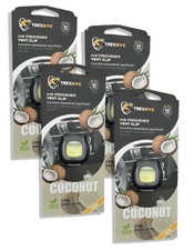 Trexnyc Car Air Fresh Vent Clips Car Odor Eliminator Coconut 0.07 Fl.oz 4 Pk