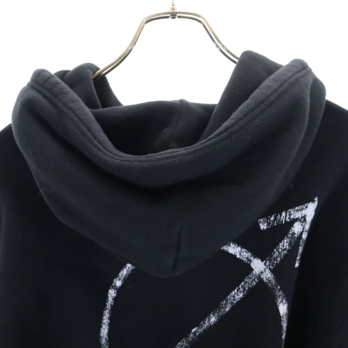 BALENCIAGA Felpe Manica Lunga XS Nero Cappuccio: Fodera in Pile Donna