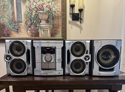 Sony MHC-GX45 Mini Hi-Fi Component System w/ Speakers and SS
