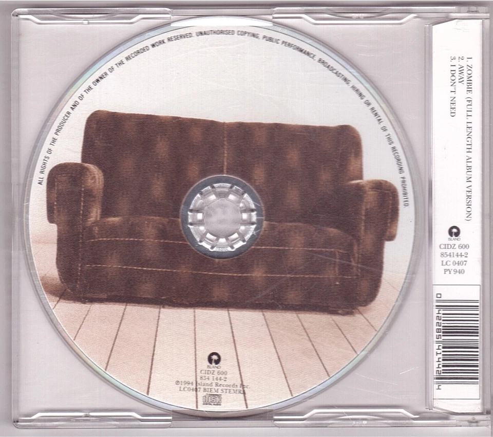 The Cranberries - Zombie (Maxi-CD 1994) - Bild 2 von 2