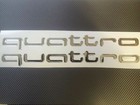 Audi Quattro 3D premium sticker decal 2 pieces TT RS S3 A4 S4 S5 S6 S8...