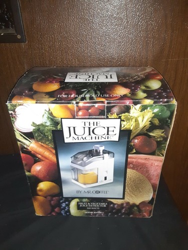 MR COFFEE THE JUICE MACHINE MODEL 