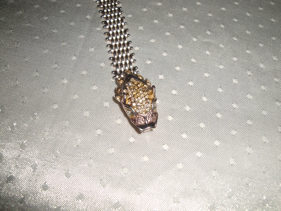 GRande bracciale vintage in Argento 925 massiccio italiano maglia spettacolare - Immagine 4 di 4