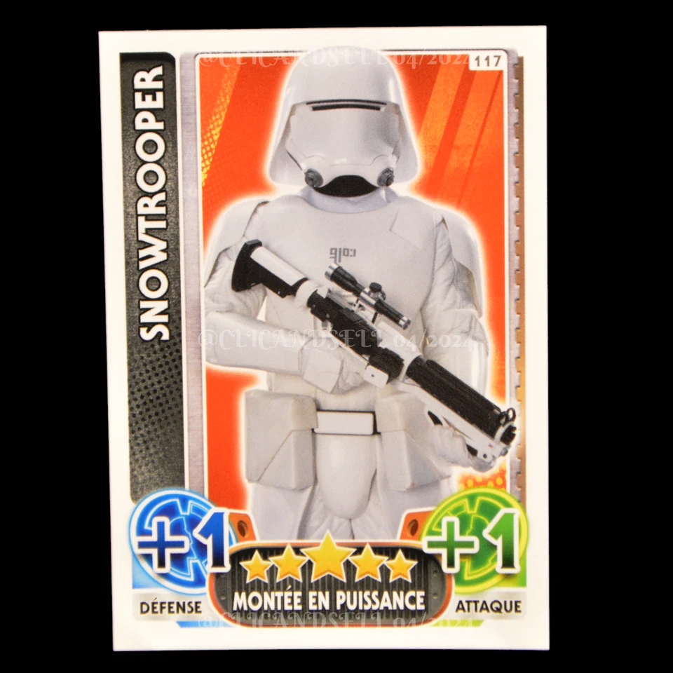 carte topps STAR WARS Force Attax Snowtrooper : 117 - Photo 1/1