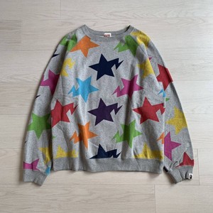 bape sweatshirt grey