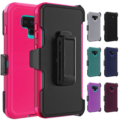 For Samsung Galaxy Note 9 Heavy Duty Shockproof Rugged Case Cover / Belt Clip