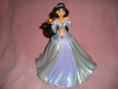 Disney Aladdin Jasmine Princess Piggy Bank Plastic 9'' tall