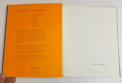 SOL LEWITT: A RETROSPECTIVE (Gary Garrels) Paperback SF MOMA, Ca