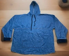 Spirit Jersey Denim Chambray Hoodie Pullover Shirt XL NEW Jacket Sweater