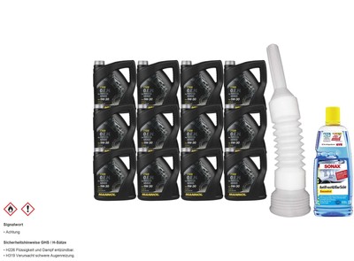 48L MANNOL Motoröl 7709 5W-30 API SM/CF inkl. Schlauch + Scheibenreiniger