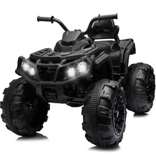 24V Kids ATV 4 Wheeler Quad Car Off-road Ride on Toy 6 mph Max-speed w/ LED MP3