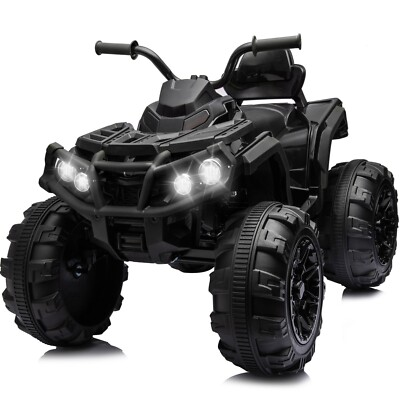 #ad #ad 24V Kids ATV 4 Wheeler Quad Car Off road Ride on Toy 6 mph Max speed w LED MP3 $159.99
