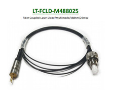 LASER TREE 488nm 25mW MultiMode Fiber Coupled Laser Diode Fiber Core Diamete 9μm