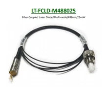 LASER TREE 488nm 25mW MultiMode Fiber Coupled Laser Diode Fiber Core Diamete 9μm