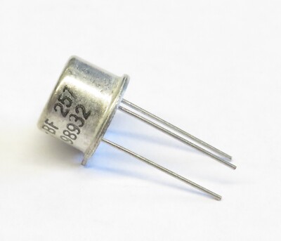 10 Stück BF257 NPN high voltage transistor 160V 100mA 5W TO39, STM