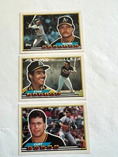 (3) 1989 TOPPS BIG STAN JAVIER#277-CURT YOUNG # 254-GLENN HUBBARD # 232 BASEBALL