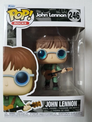 Funko Pop Rocks #246 John Lennon Military Jacket Figure Brand New