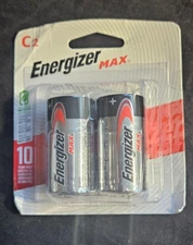 Energizer Max C 2 Pack Expires 12/2033 (14343-14345)