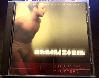 RAMMSTEIN ''Mutter'' 4-Song Sampler US Promo CD EP 2001 UNIR 20390-2
