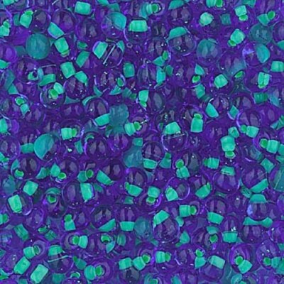DPF-31, Mint Green Lined Sapphire, 10g,  3.4mm drop/fringe beads, (db-103)