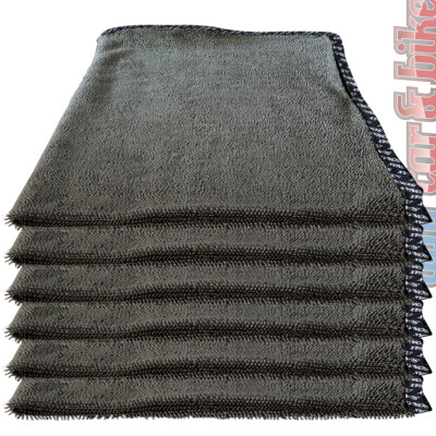 6x Sonax Microfaser Trockentuch Plus Mikrofasertuch 80x50cm 460GSM Autopflege