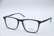 NEW MOREL NOMAD 40107N NR04 MATTE GREY RED AUTHENTIC DESIGNER EYEGLASSES 54-18