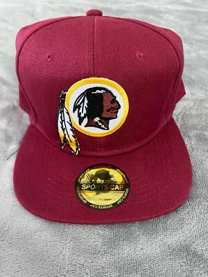 Classic Throwback Washington Redskins Embroidered Logo Snapback Cap Hat NEW NWT  - Image 1 of 2
