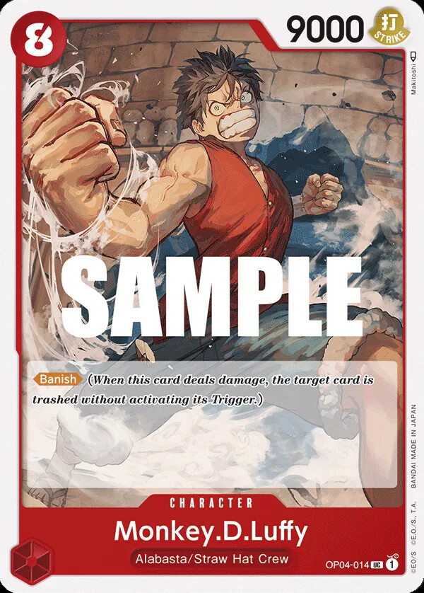One Piece Card Game Kingdoms of Intrigue OP04 - Pick A Card Complete Your Set