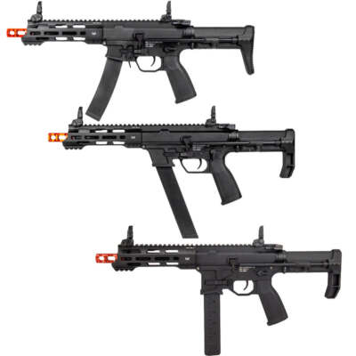 KWA Airsoft Rifle Ronin QRF Series Adjustable FPS, GATE TITAN Ready (AEG 2.5)