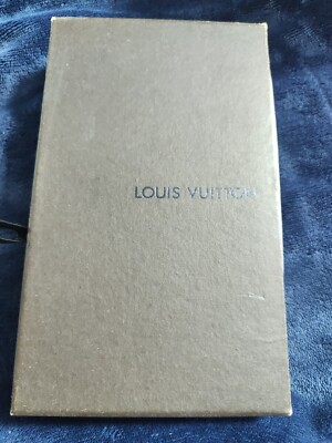 Vintage LOUIS VUITTON braunes Etui/Box/Zugschublade für Geldbörse/Schmuck/Zubehör