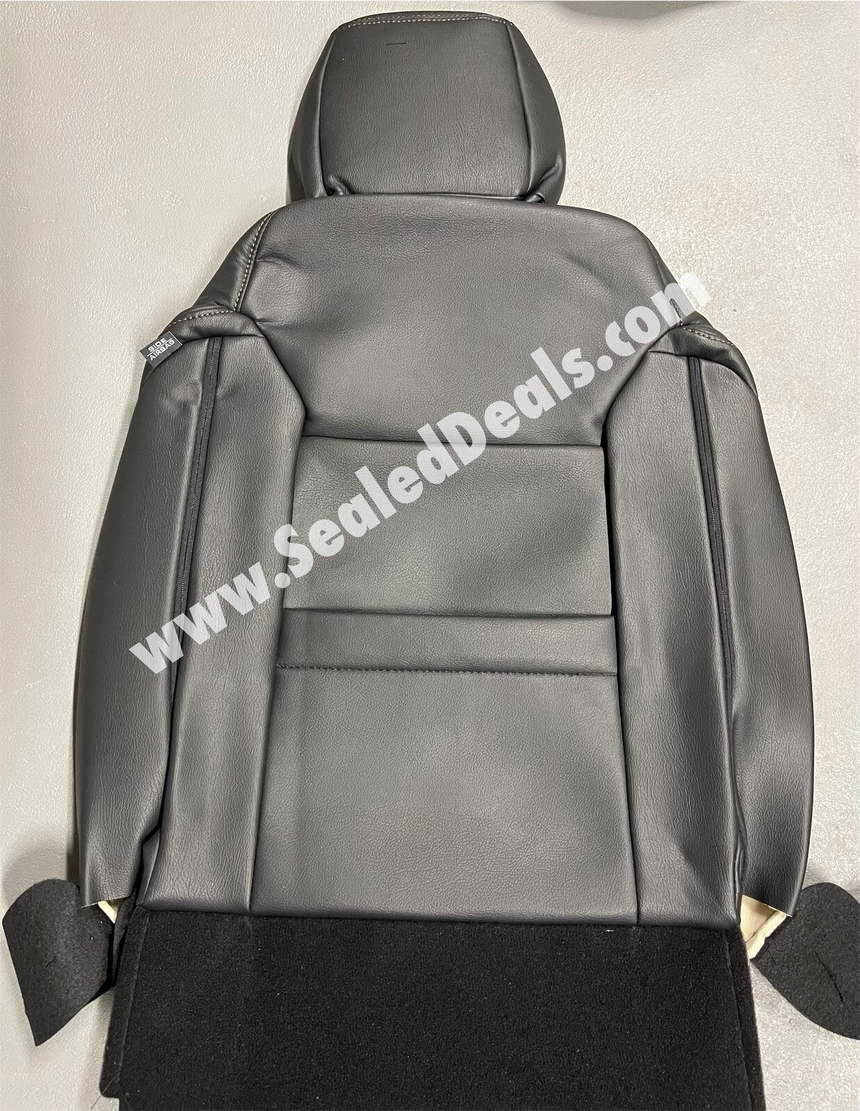 BLACK & MAHOGANY LEATHER SEAT COVERS FOR FORD BRONCO 4 DOOR FULL SIZE BIG BEND