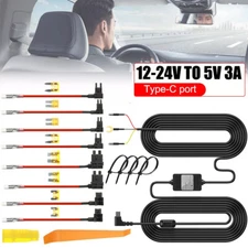 Mini USB Smart Acc Hardwire Kit for Dash Cam Parking Monitor Fuse 12-24V to 5V