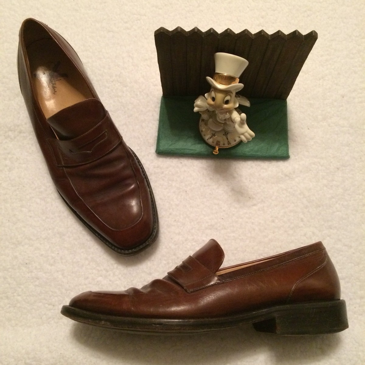 Cole Haan Men\'s Penny Loafers Brown Leather Slip On Dress Shoes Size 10 M Men main image 2