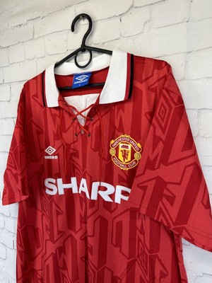 MANCHESTER UNITED 1992 1994 VINTAGE RETRO FOOTBALL SHIRT